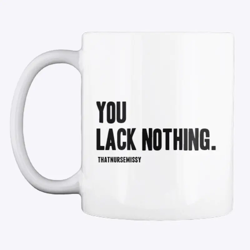 You Lack Nothing 